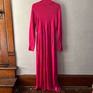 Fuschia Anthropoligie Sweater Dress